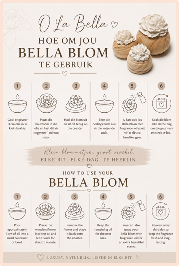 Bella Blom Diffuser with Tray — by O La Bella — Home & Living — handmade in South Africa