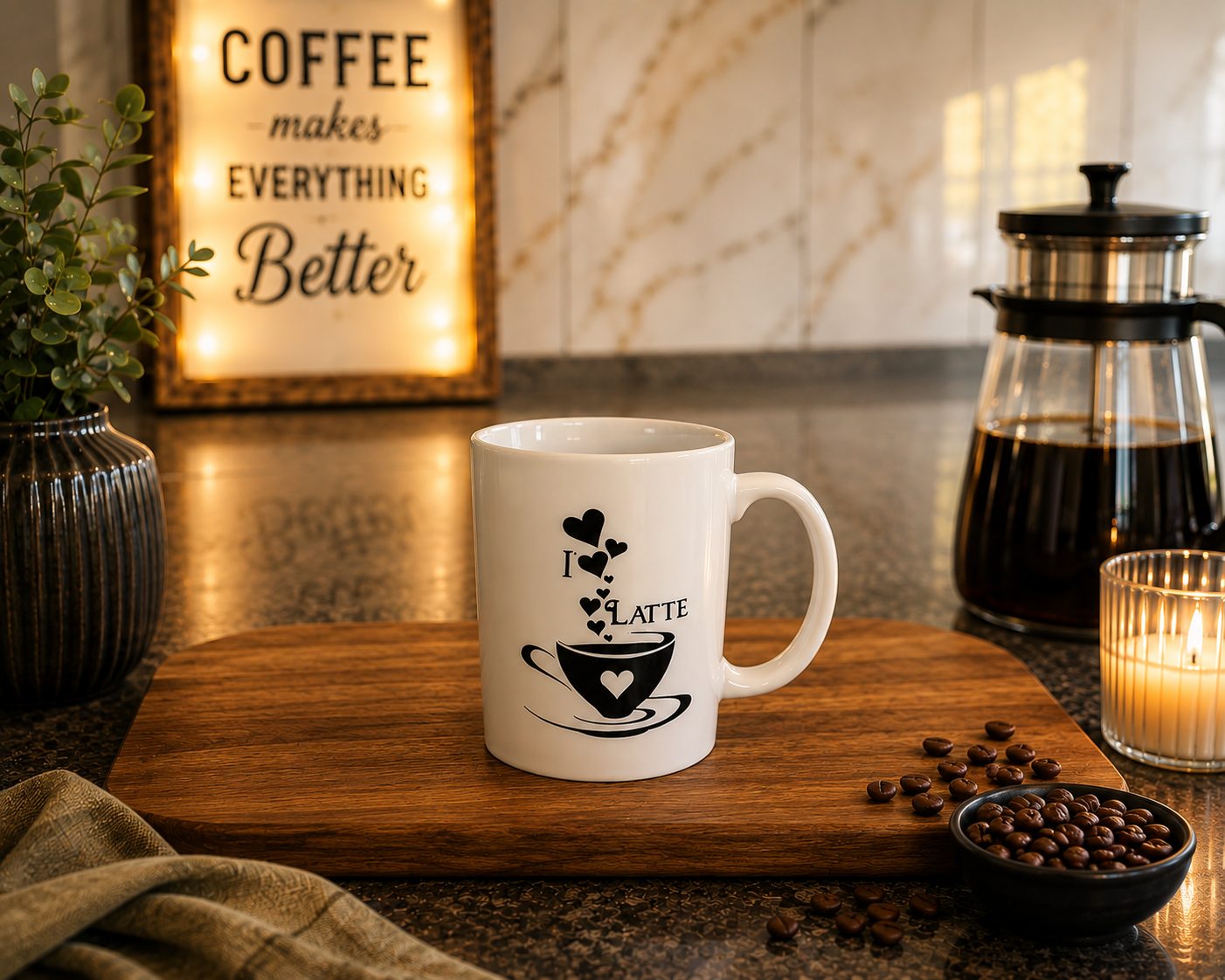 Personalized mugs — by Martha. J. Wotherspoon — Pottery & Ceramics — handmade in South Africa