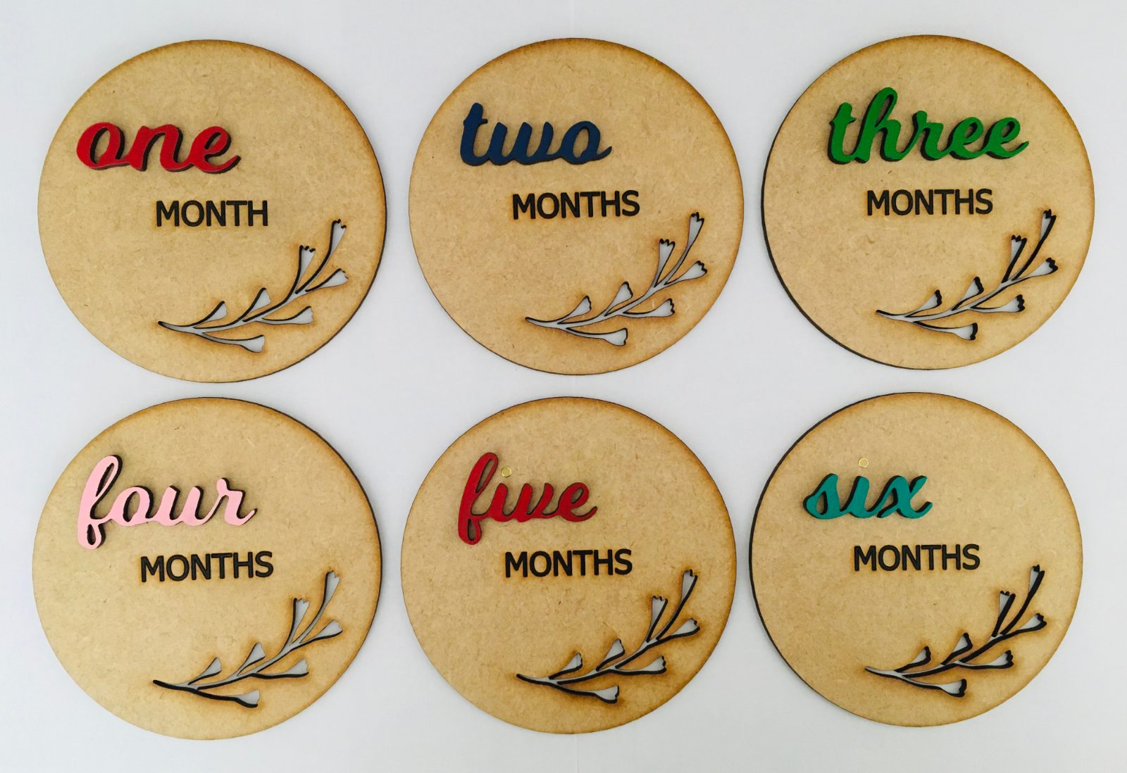 Baby Girl Milestones — by The Yellow Ladybird — Home & Living — handmade in South Africa
