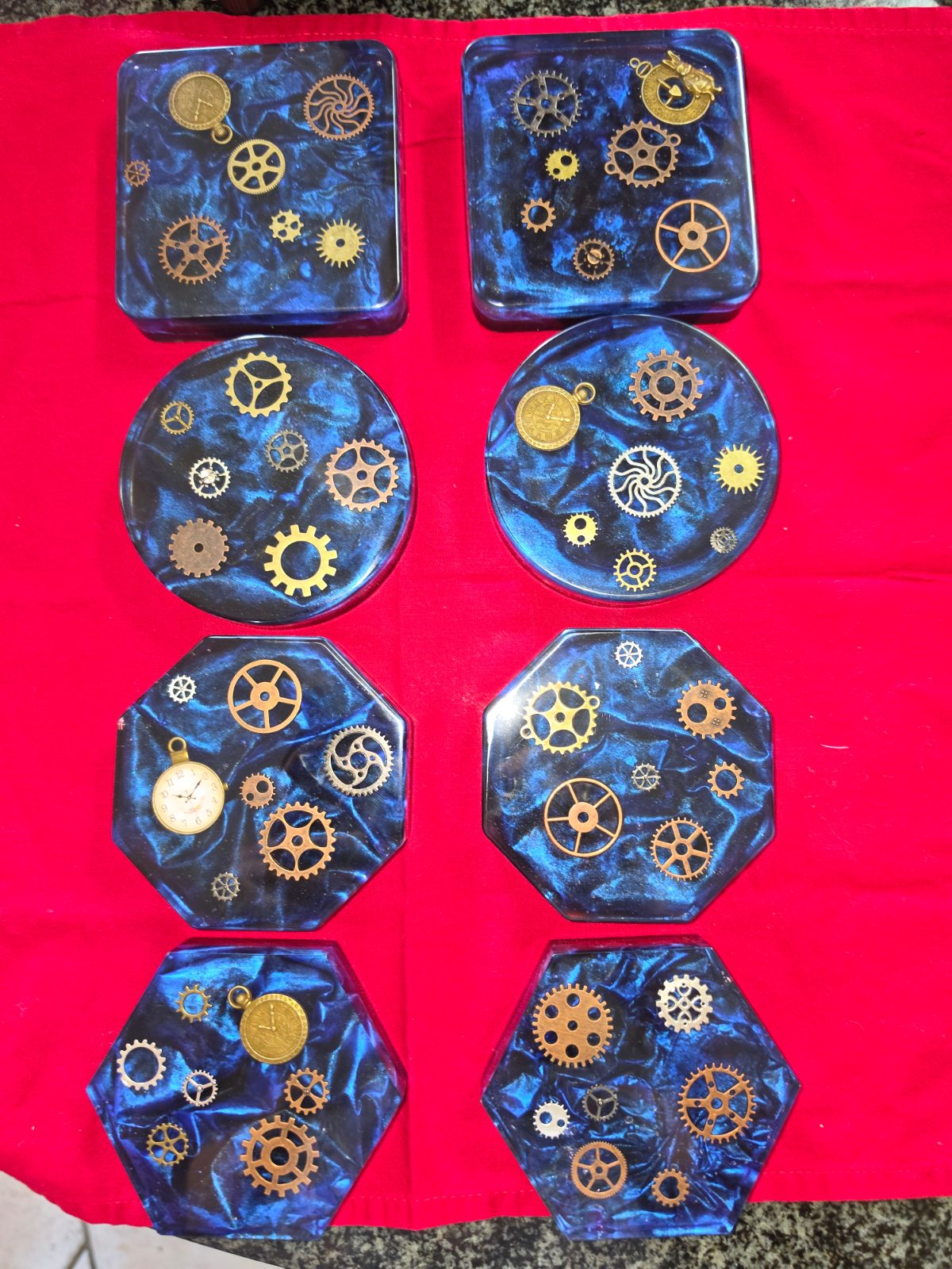 Customised Coaster Set — by 🫰Dazzle Delux💫🫰 — Home & Living — handmade in South Africa