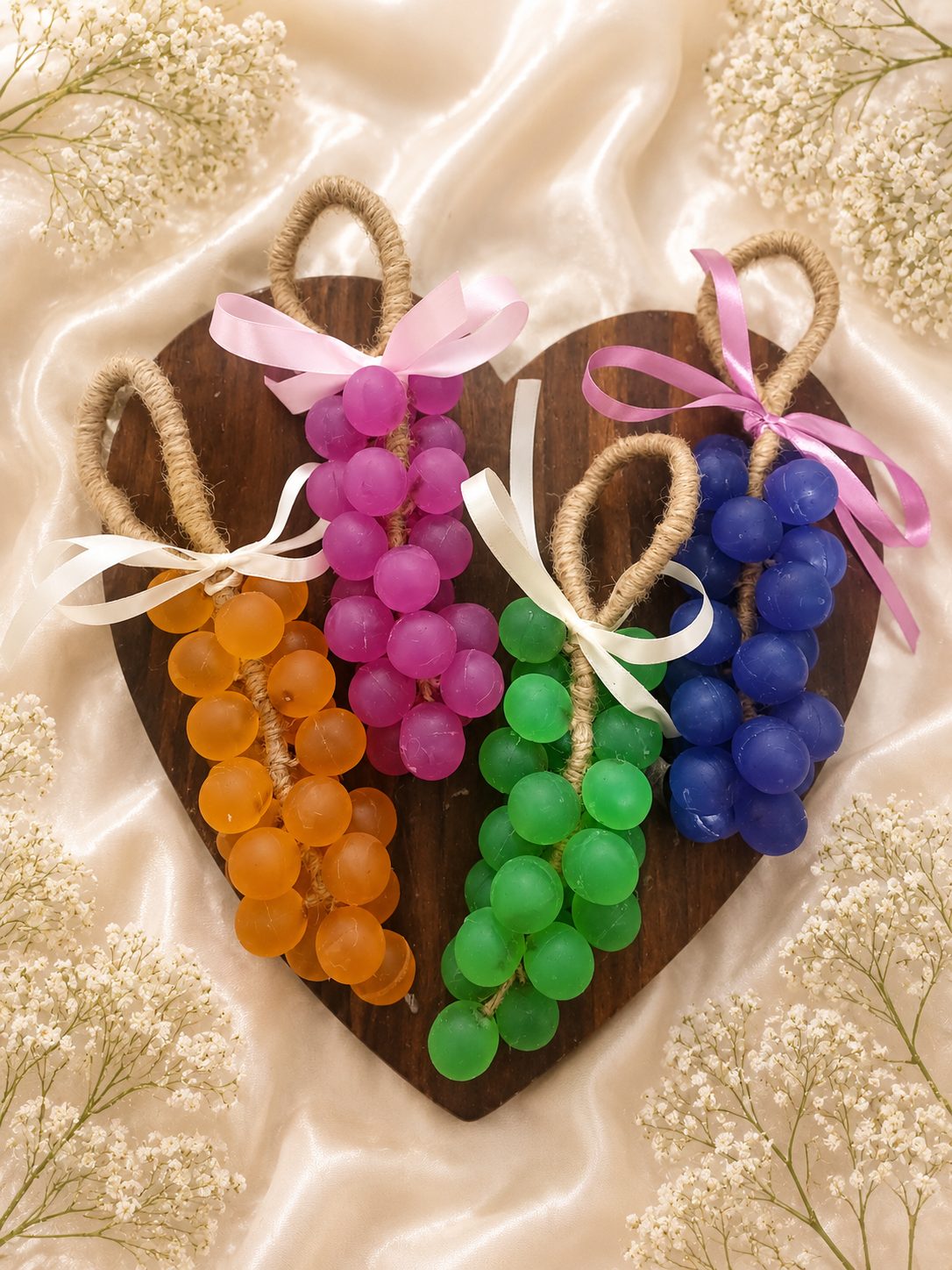 Grape Cluster (Soap on a Rope) — by Sarie Els — Home & Living — handmade in South Africa