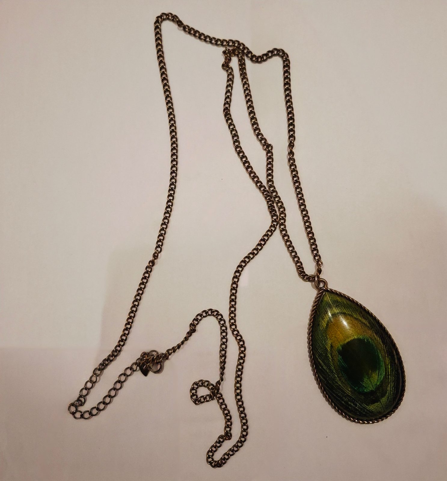 Adjustable Peacock Necklace — by Clerise Kearney — Jewelry & Accessories — handmade in South Africa