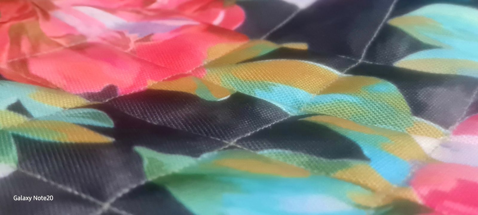 Midnight Bloom – Handmade Quilted Floral & Denim Tote Bag — by Micha'el & Thread — Bags & Purses — handmade in South Africa