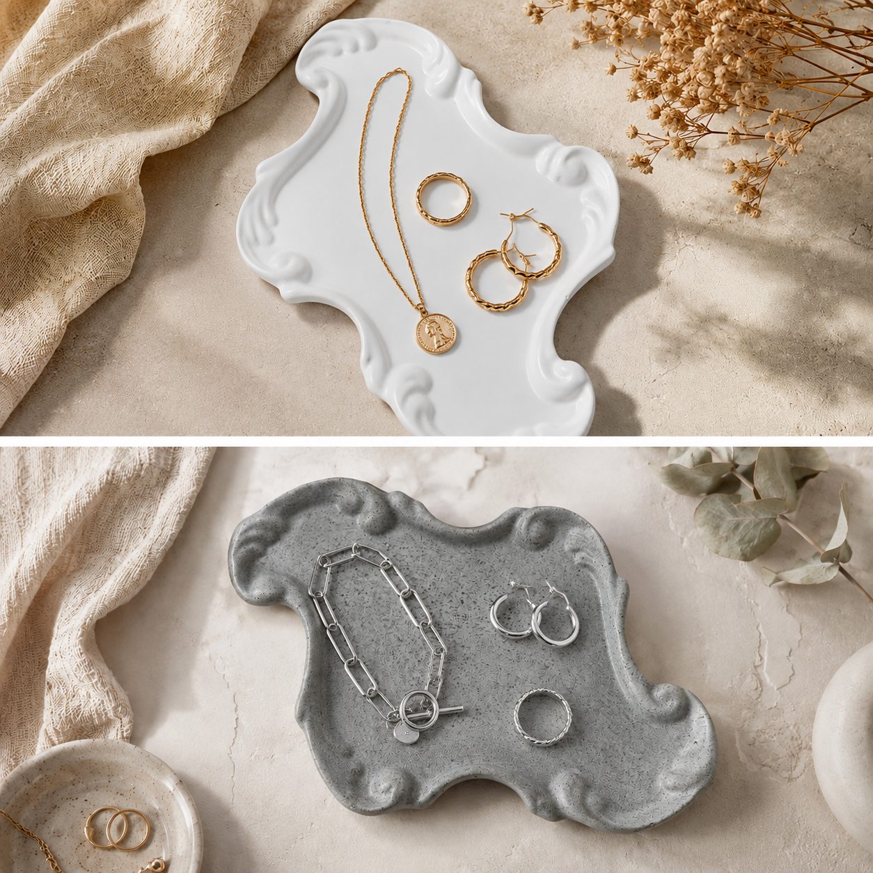 Jewelry Tray Vintage Vanity — by Stone &Form — Home & Living — handmade in South Africa