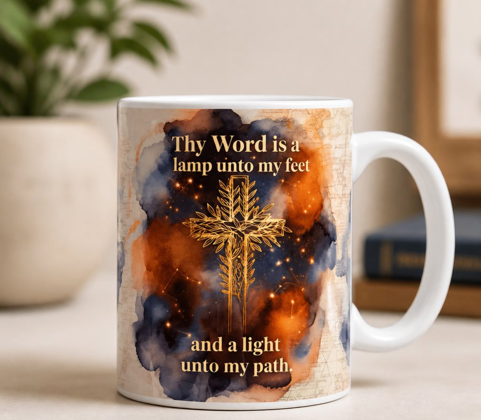 Thy Word 11 Oz Mug — by The Daily Cross — Home & Living — handmade in South Africa