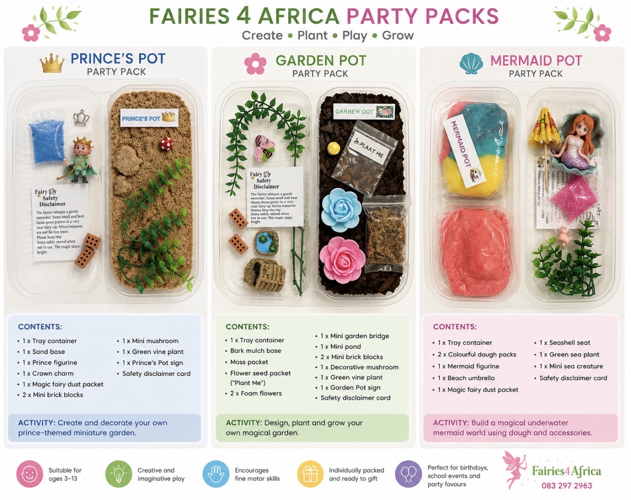 Party bags available — by Fairies4africa — Paper & Party Supplies — handmade in South Africa