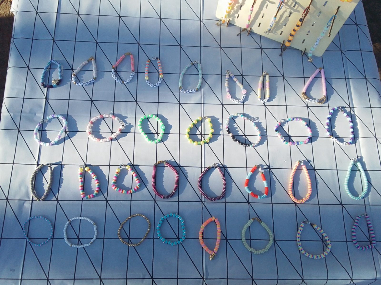 Handmade beads bracelet, necklace and keyrings. — by Alida0815439446 — Beadwork & Wirework — handmade in South Africa