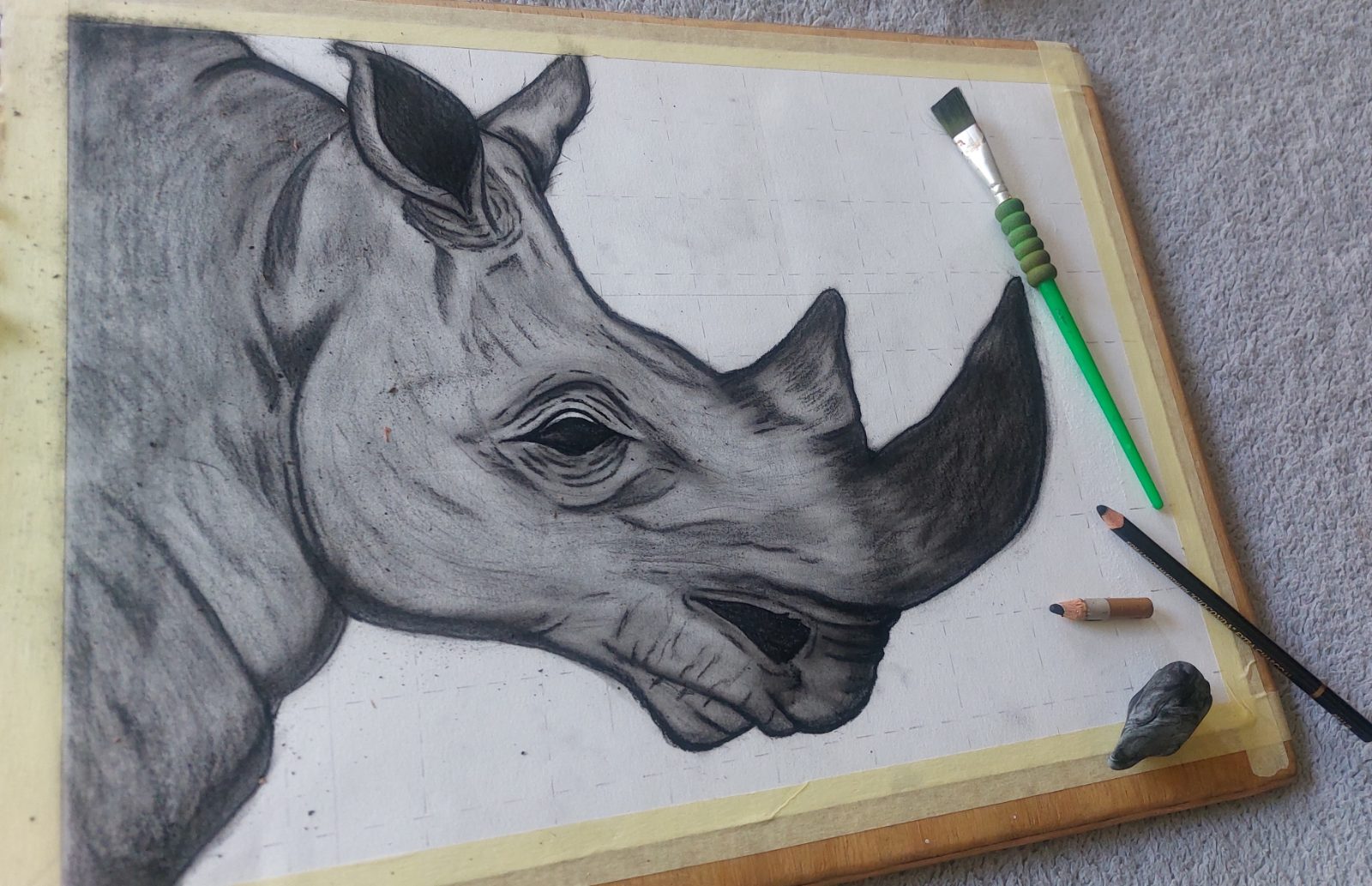 Wildlife Charcoal drawings — by Dieboskindvangod — Art & Collectibles — handmade in South Africa