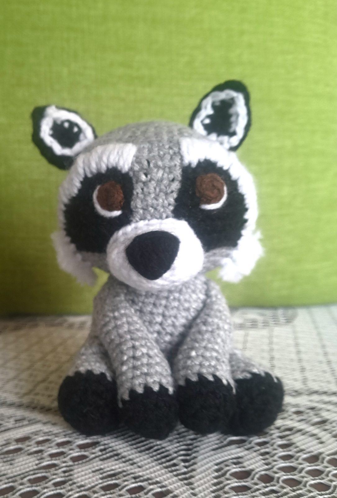 Rico the Racoon — by Get Hooked by Elki — Toys & Games — handmade in South Africa