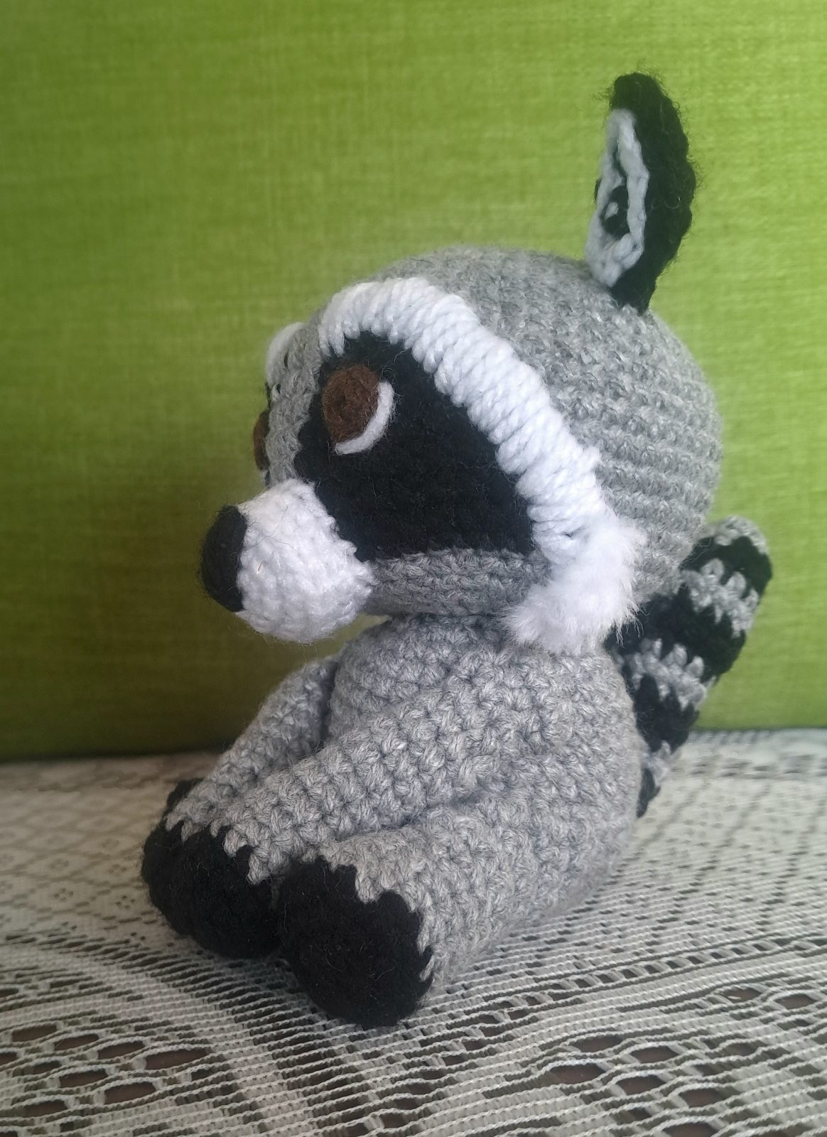 Rico the Racoon — by Get Hooked by Elki — Toys & Games — handmade in South Africa