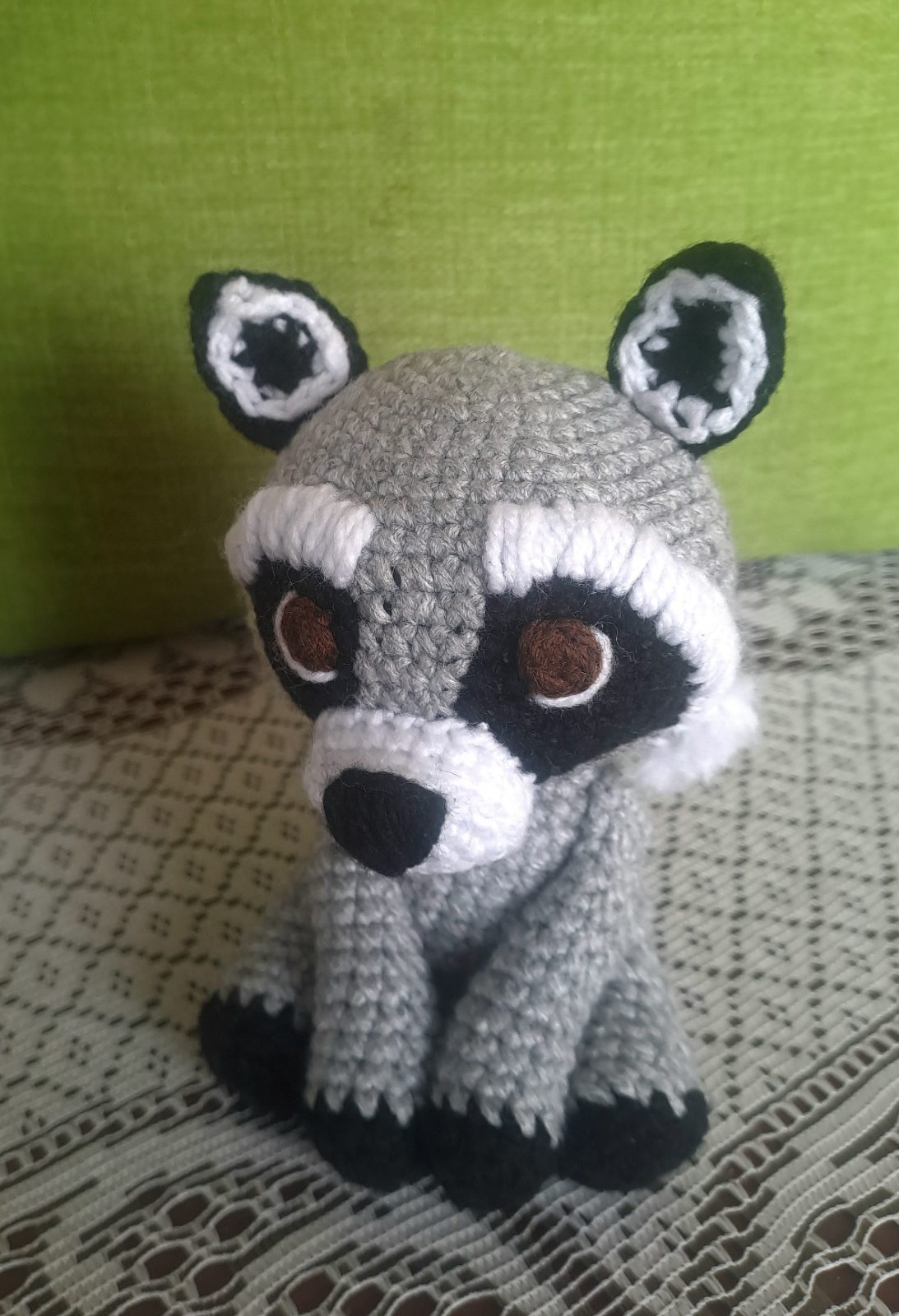 Rico the Racoon — by Get Hooked by Elki — Toys & Games — handmade in South Africa