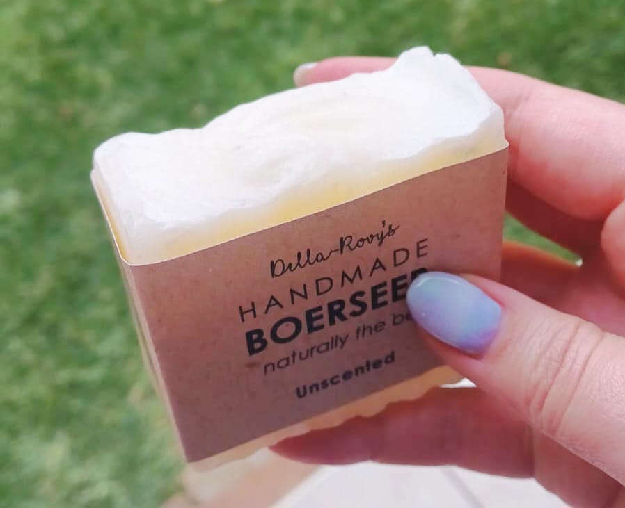 Traditional Boerseep - Unscented - Gauteng - handbar — by Della's Handmade Boerseep — Home & Living — handmade in South Africa