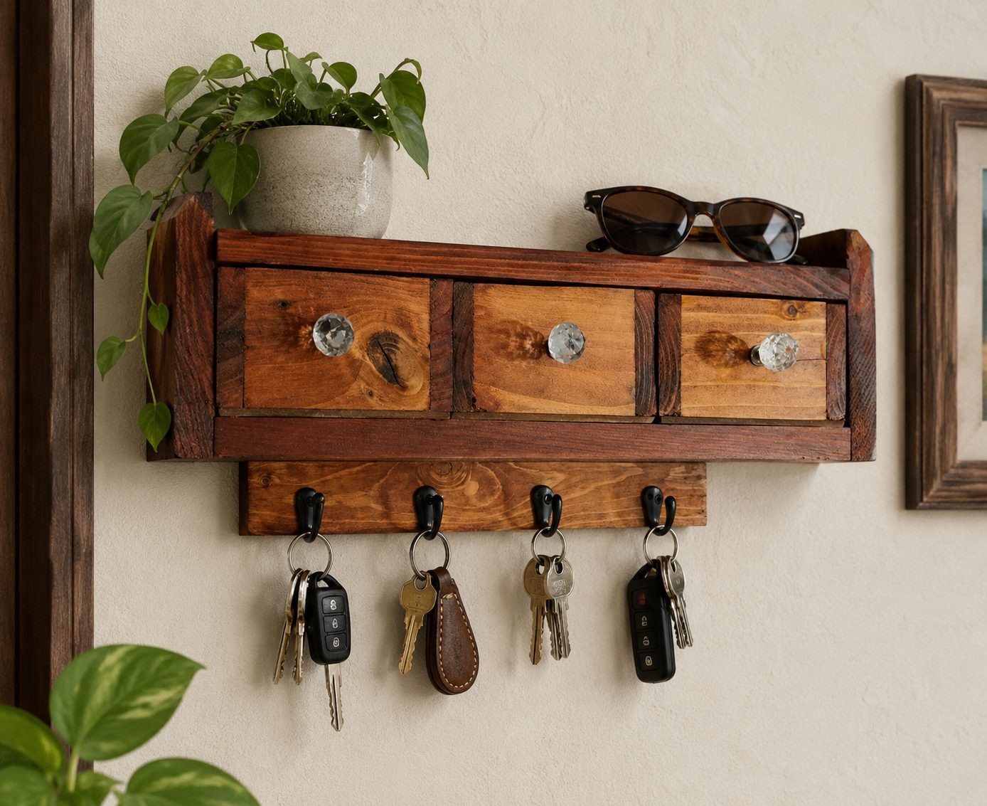 Solid wood keyring holders — by Kevin Peel — Home & Living — handmade in South Africa