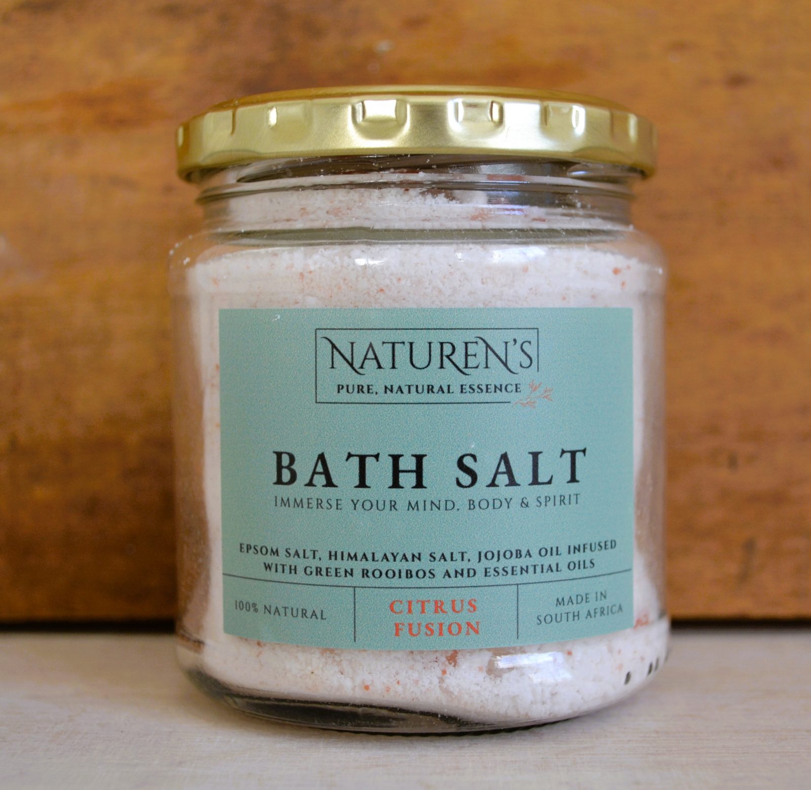 NatuRen's Bath Salts - Grapefruit & Peppermint - Pure, Natural Essence — by NatuRen’s — Home & Living — handmade in South Africa