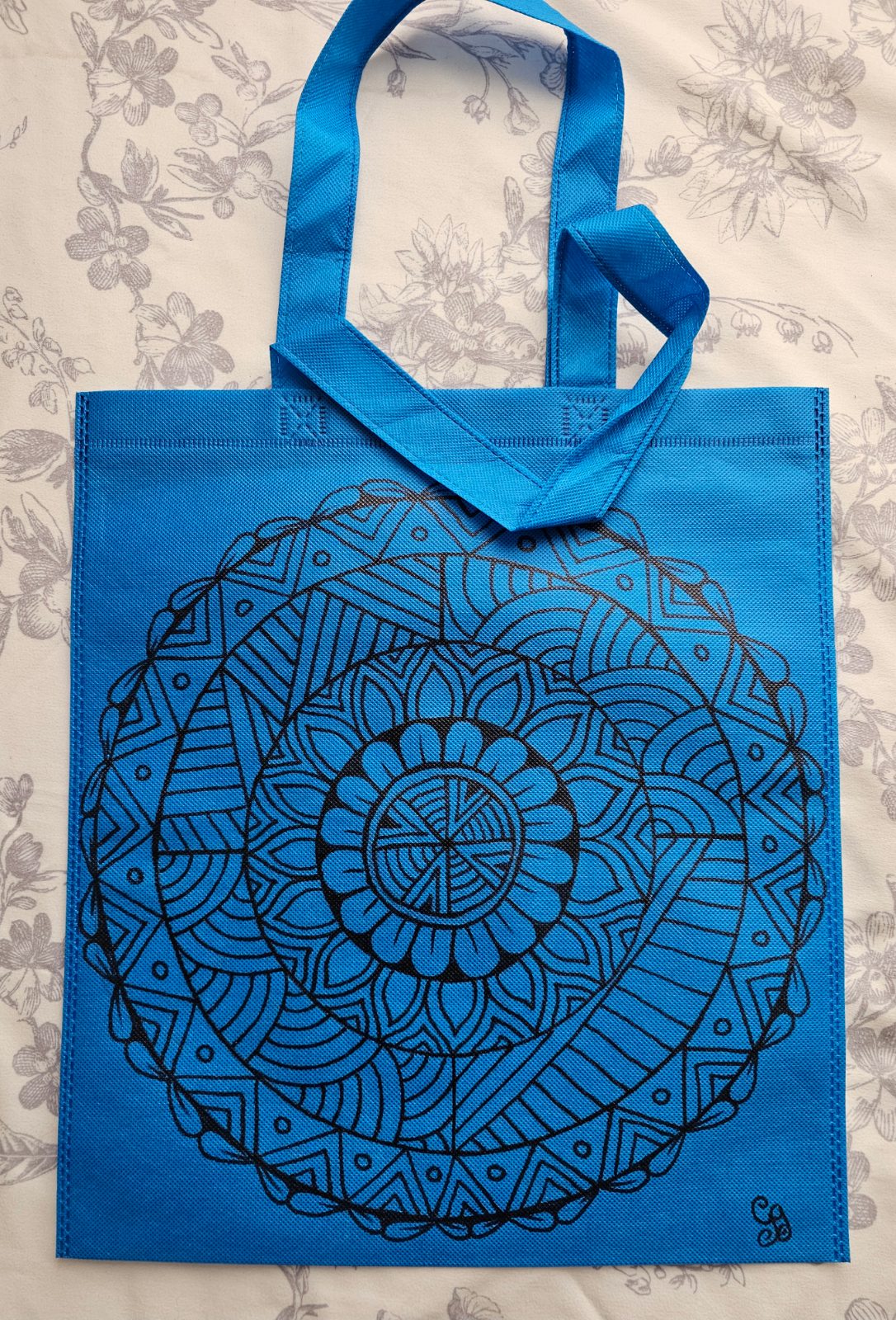 Hand-drawn Mandala Tote Bag — by Hannecke Da Costa e Silva — Bags & Purses — handmade in South Africa