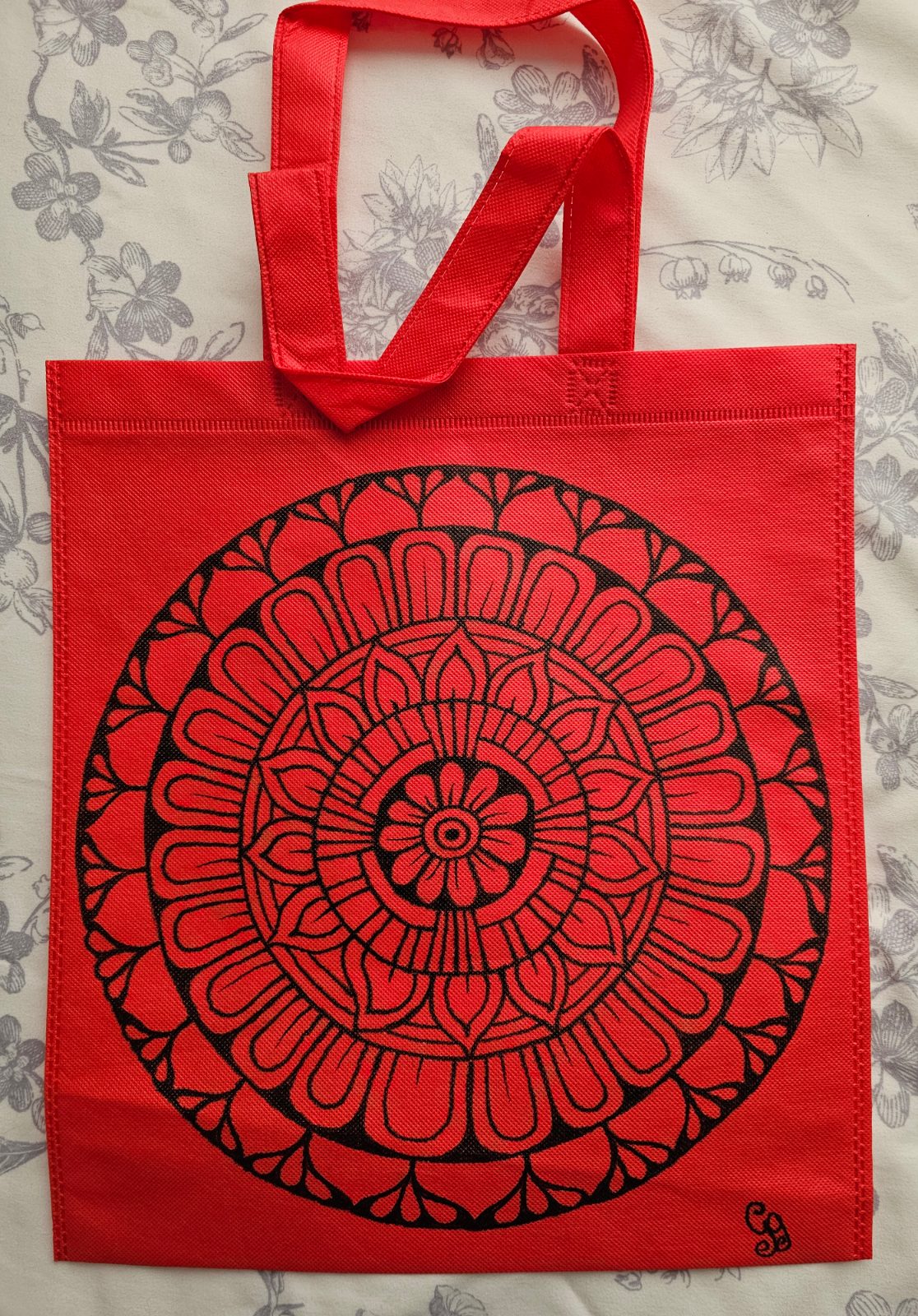Hand-drawn Mandala Tote Bag — by Hannecke Da Costa e Silva — Bags & Purses — handmade in South Africa