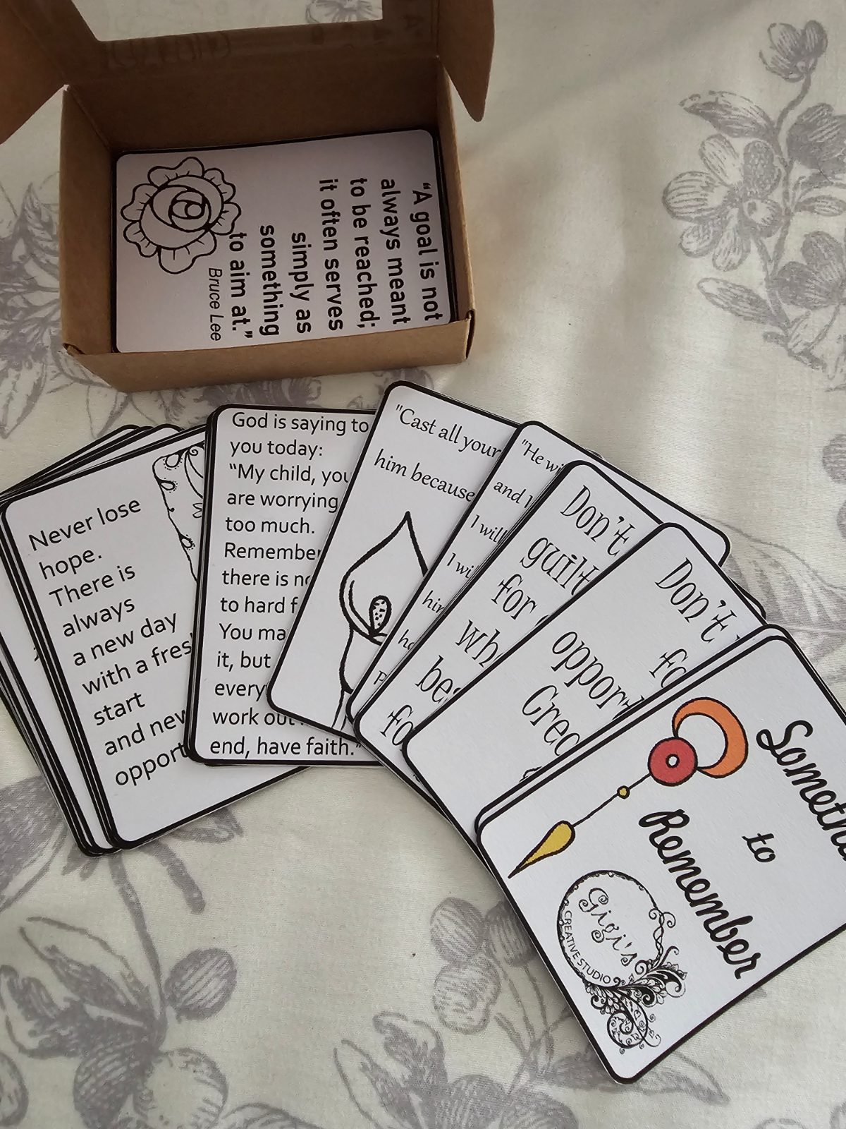 Motivation in a Box — by Gigi's Creative Studio — Paper & Party Supplies — handmade in South Africa