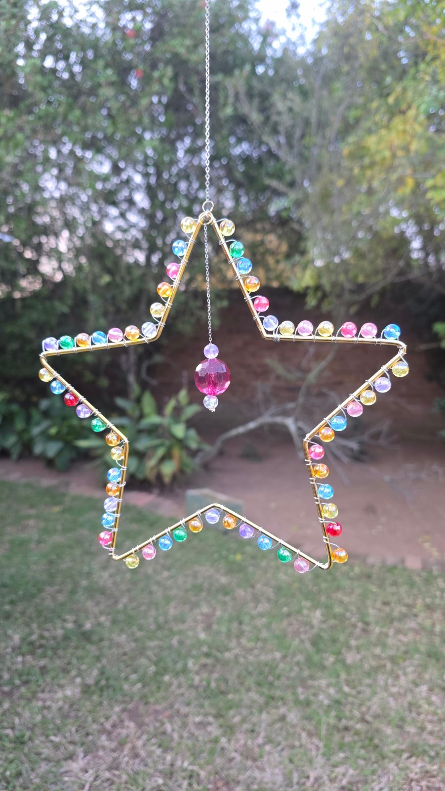 Sun catcher — by Handmade Haven — Beadwork & Wirework — handmade in South Africa