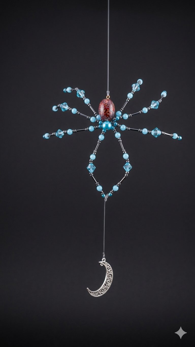 Spider — by Handmade Haven — Beadwork & Wirework — handmade in South Africa