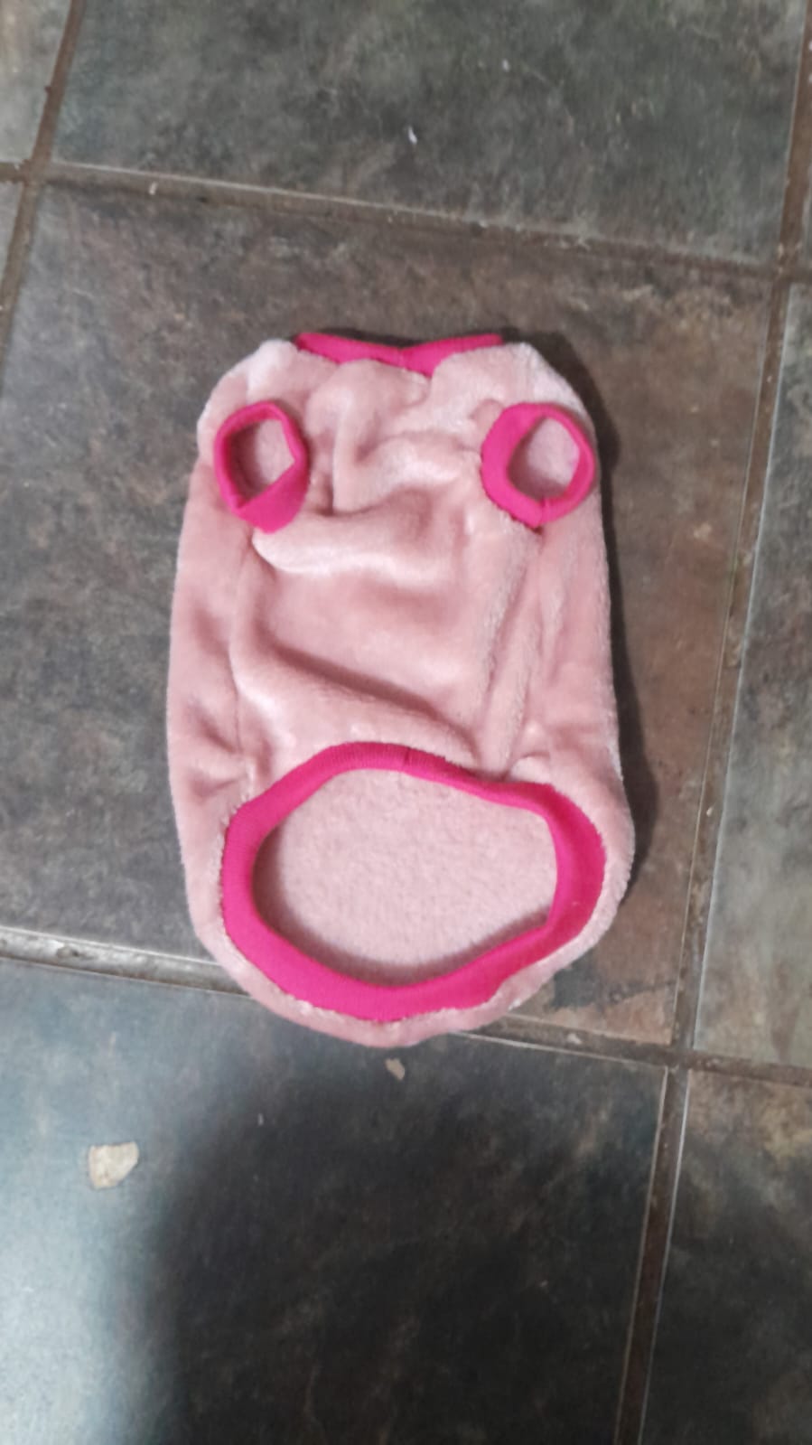 XS–S Dachshund Jacket – Pink Fleece Comfort — by Zero Limits Fashion — Pets — handmade in South Africa