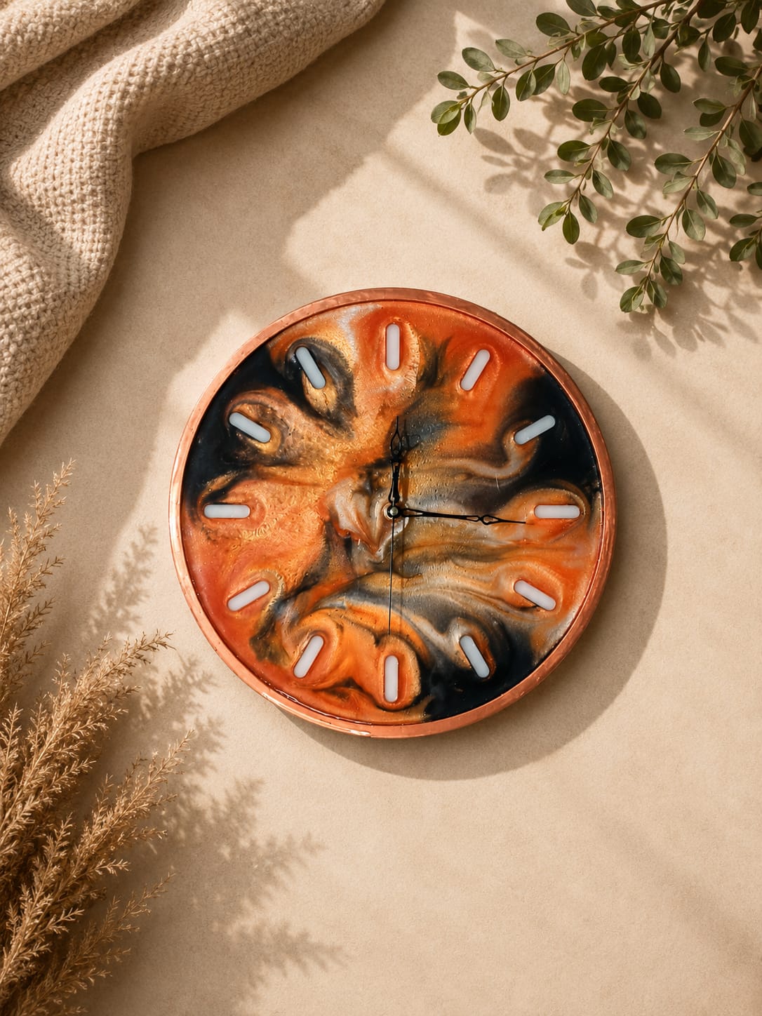 Resin Clock — by Simply Shaped by OJF — Home & Living — handmade in South Africa