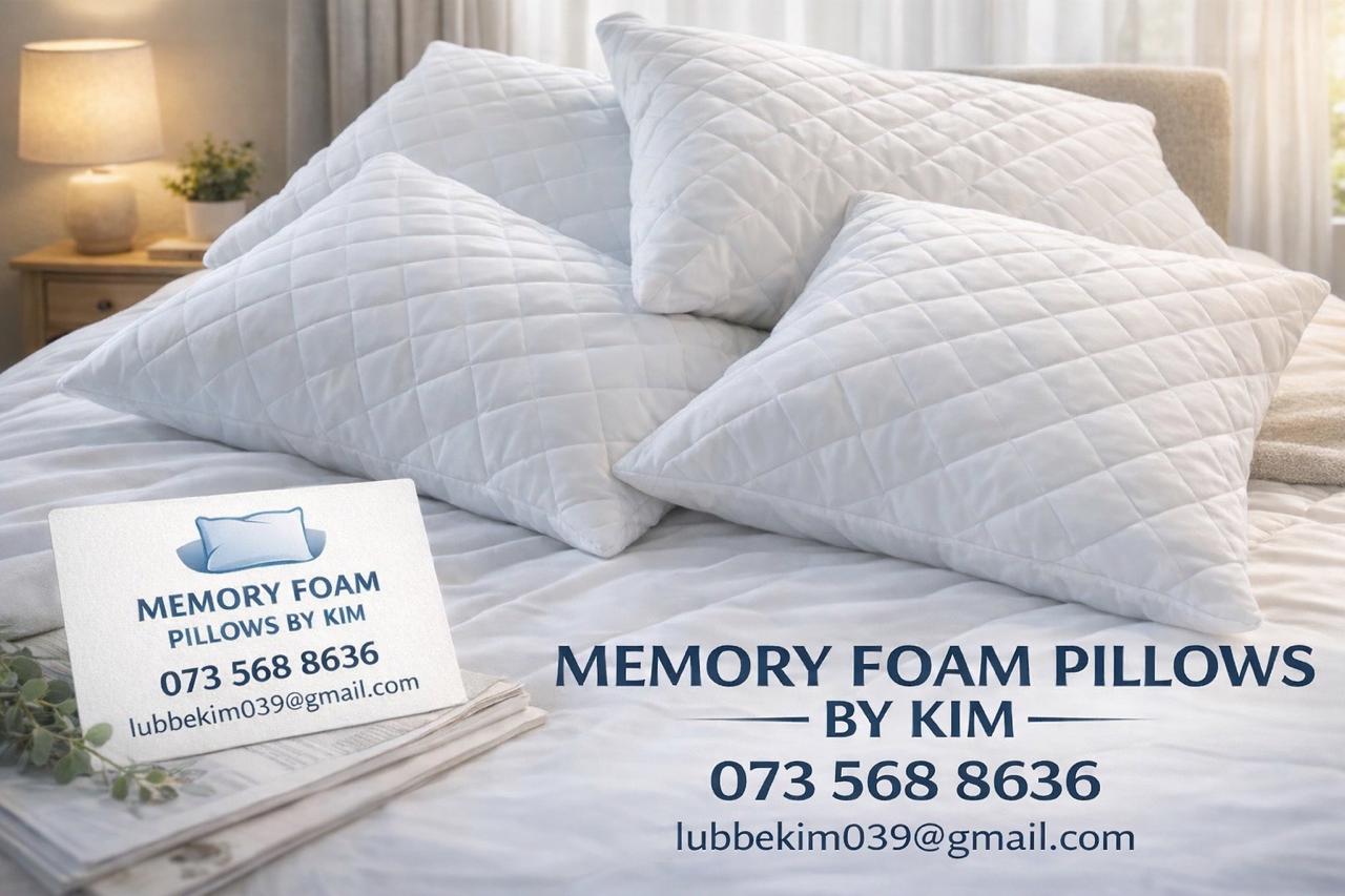 Luxury Memory Foam Pillows — by Lubbekim039 — Home & Living — handmade in South Africa