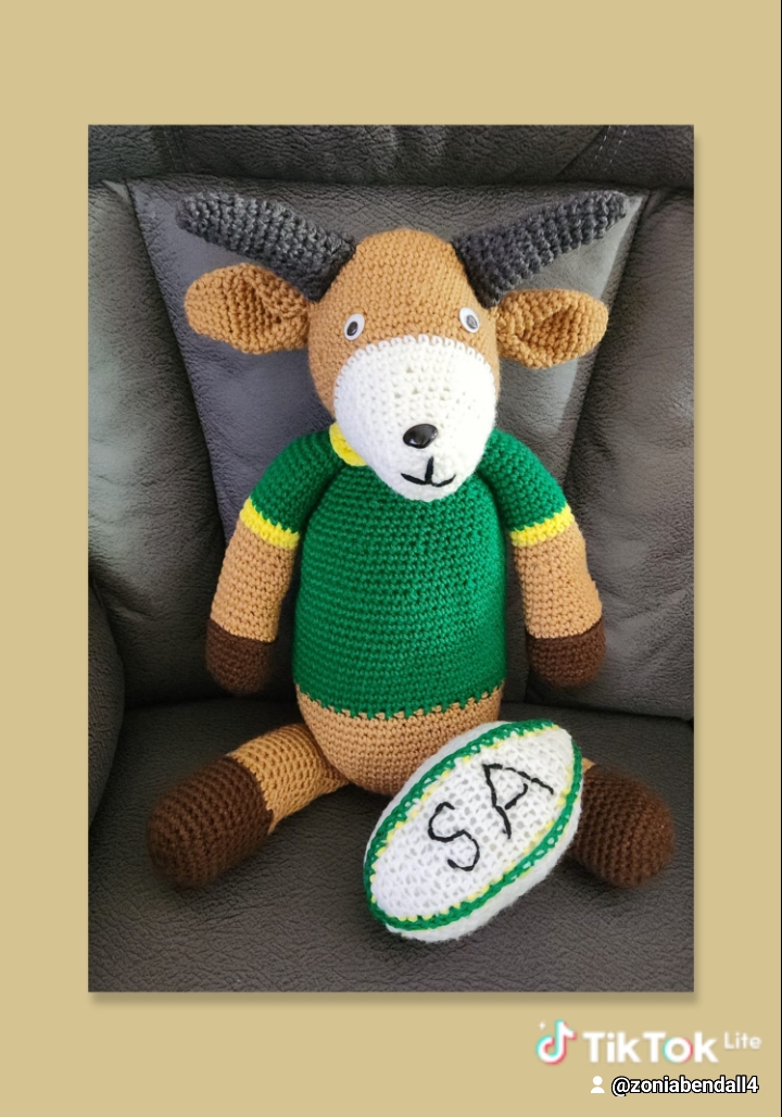 Crochet Springbok — by Zonia's Creations — Toys & Games — handmade in South Africa