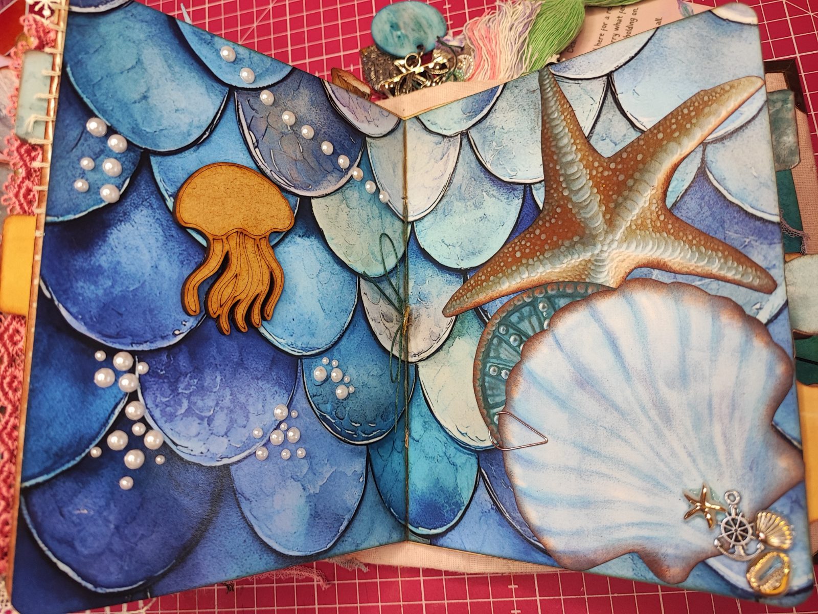 Mermaid Journal — by Natalie Du Plessis — Art & Collectibles — handmade in South Africa