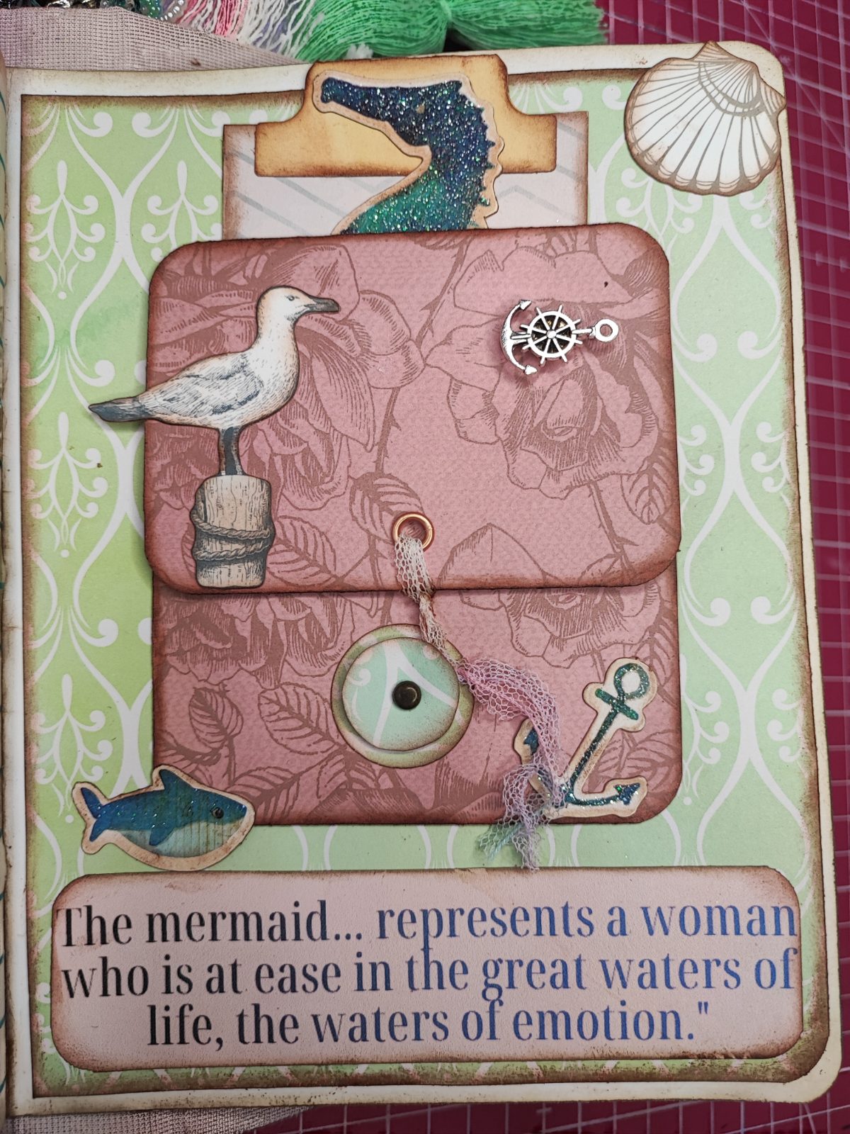 Mermaid Journal — by Natalie Du Plessis — Art & Collectibles — handmade in South Africa
