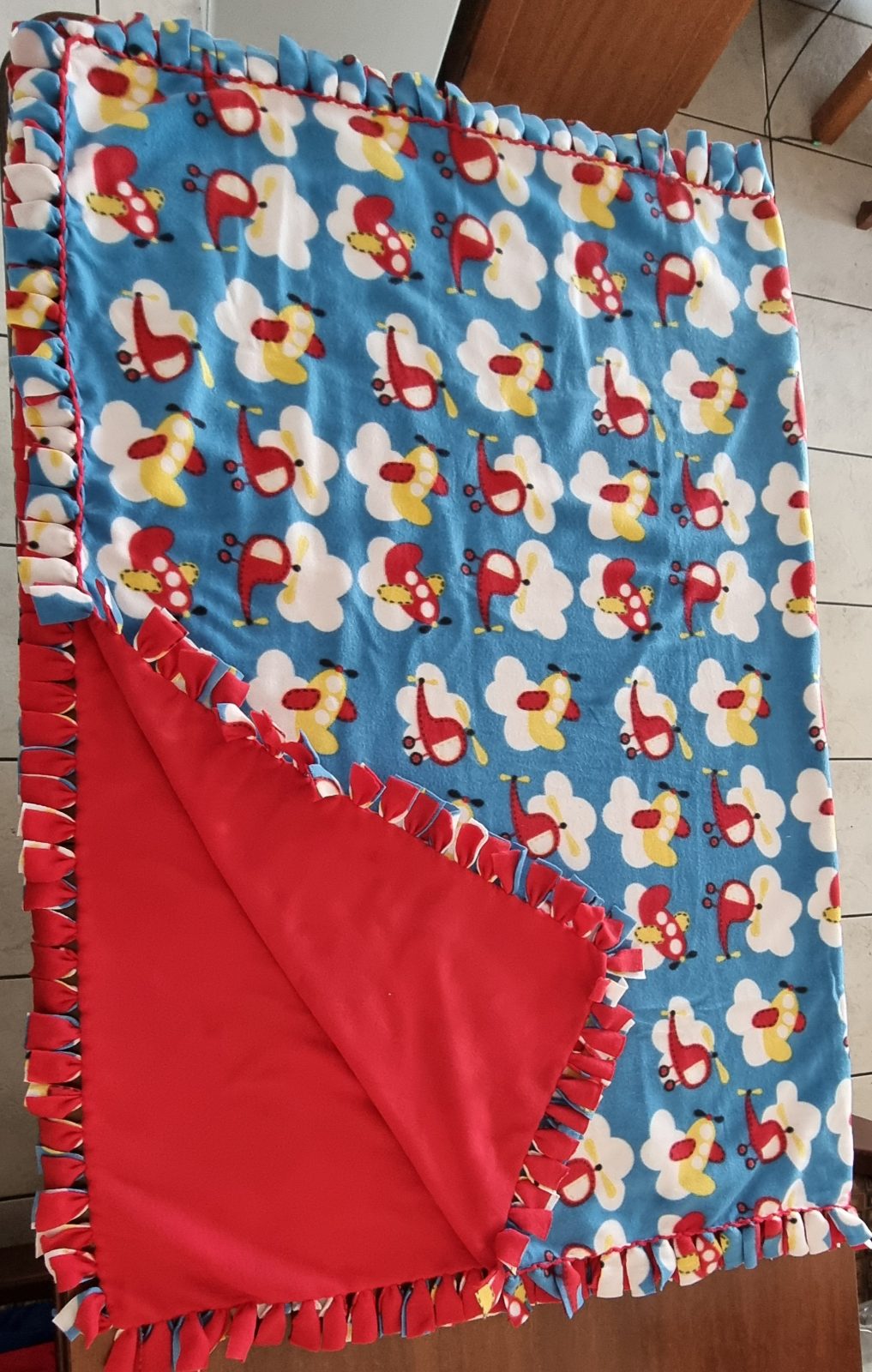 Double sided Polar Fleece Blanket, Cape Town — by Made with Love — Home & Living — handmade in South Africa