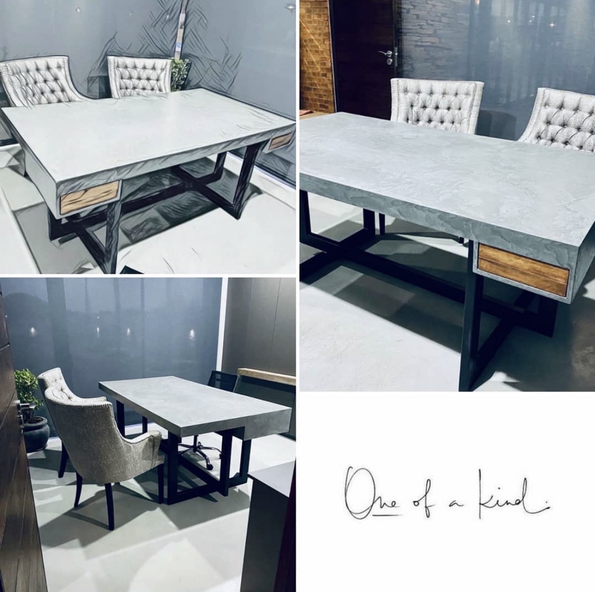 Cement Look coffee tables — by White Rabbit Exclusive Furniture — Home & Living — handmade in South Africa