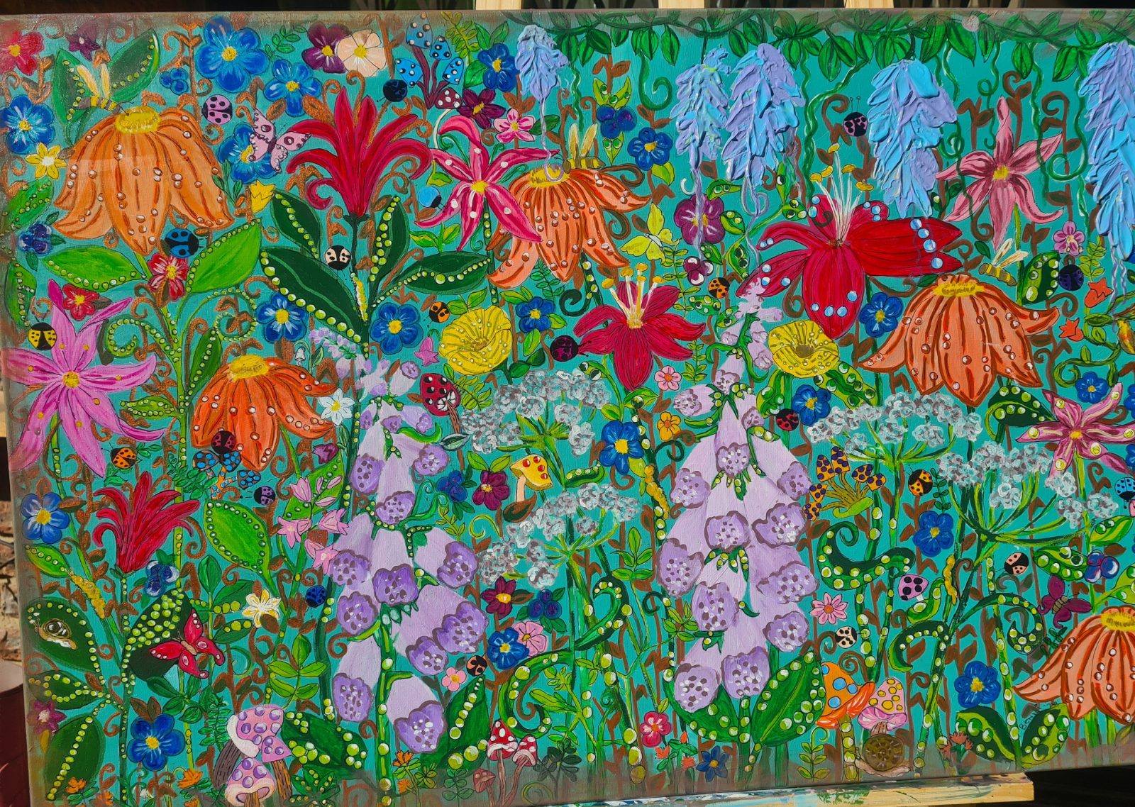 Mystical Garden — by Poplap Art — Art & Collectibles — handmade in South Africa