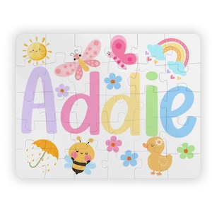 Custom Kids' Puzzle, Princess Personalized Puzzle — by Busy Puzzle — Home & Living — handmade in South Africa