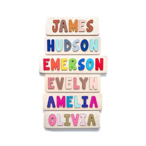 Wooden Name Puzzle, Christmas Gift for Kids — by Busy Puzzle — Home & Living — handmade in South Africa