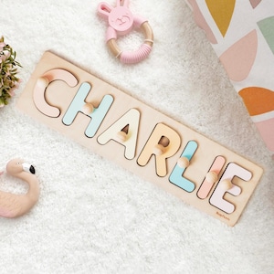 Name Puzzle by BusyPuzzle - Personalized Wooden Baby Gift — by Busy Puzzle — Home & Living — handmade in South Africa