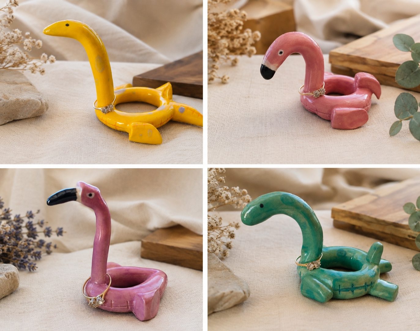 Animal pool float ring holder — by Niki Jonck — Jewelry & Accessories — handmade in South Africa