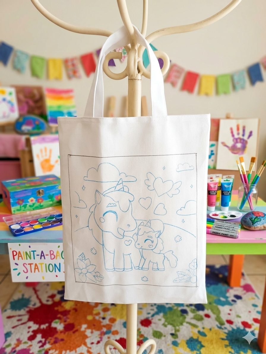 Paint your own Bag Kit — by Sharon Horne — Bags & Purses — handmade in South Africa