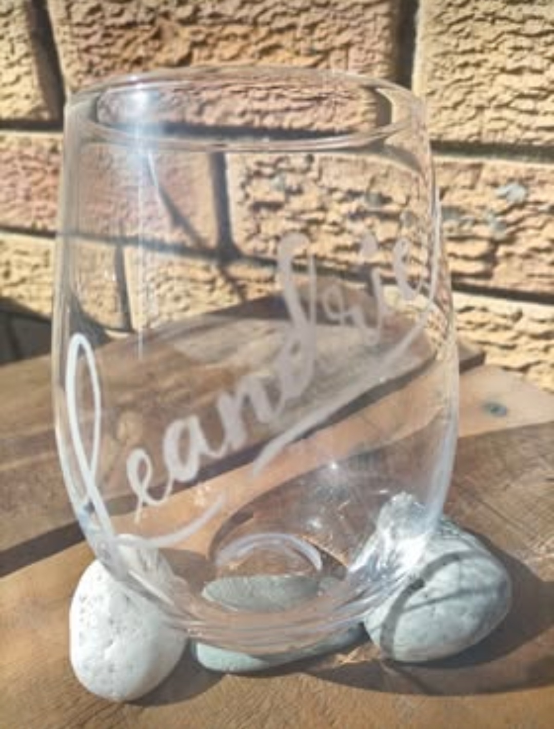 Personalized Hand Engraved Glasses — by Sbooysen01 — Home & Living — handmade in South Africa