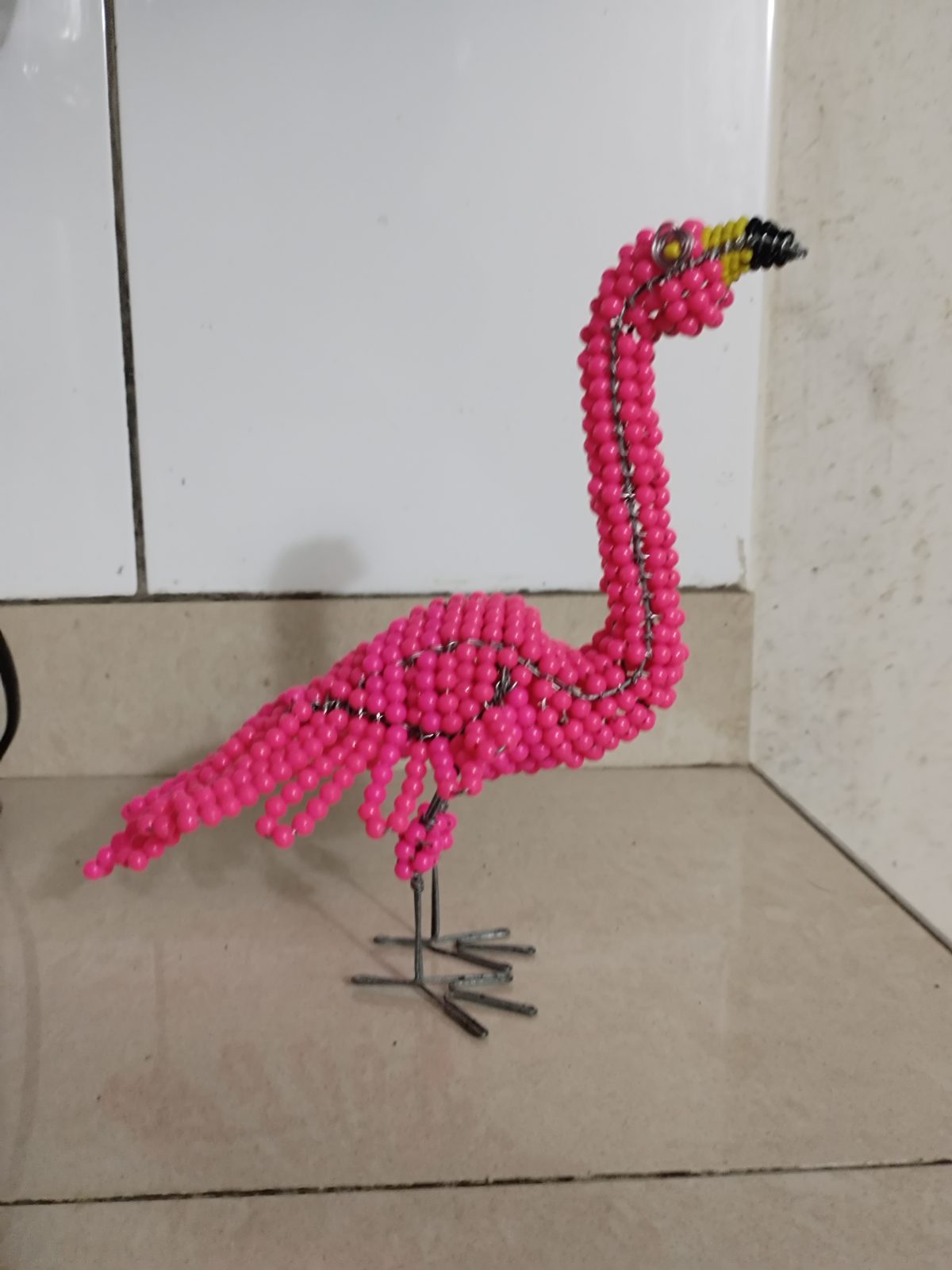 Beaded Rooster — by DAMKIJ ART AND CRAFT DESIGNERS — Beadwork & Wirework — handmade in South Africa