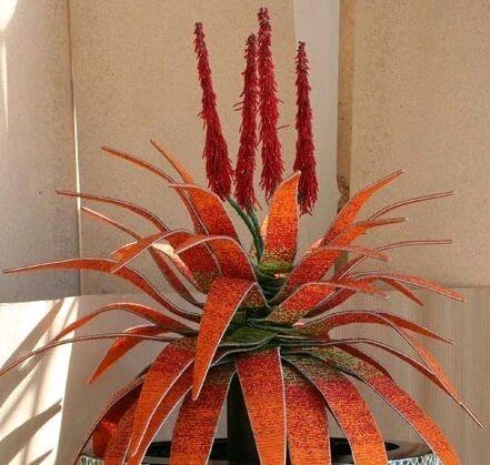 Beaded Rooster — by DAMKIJ ART AND CRAFT DESIGNERS — Beadwork & Wirework — handmade in South Africa
