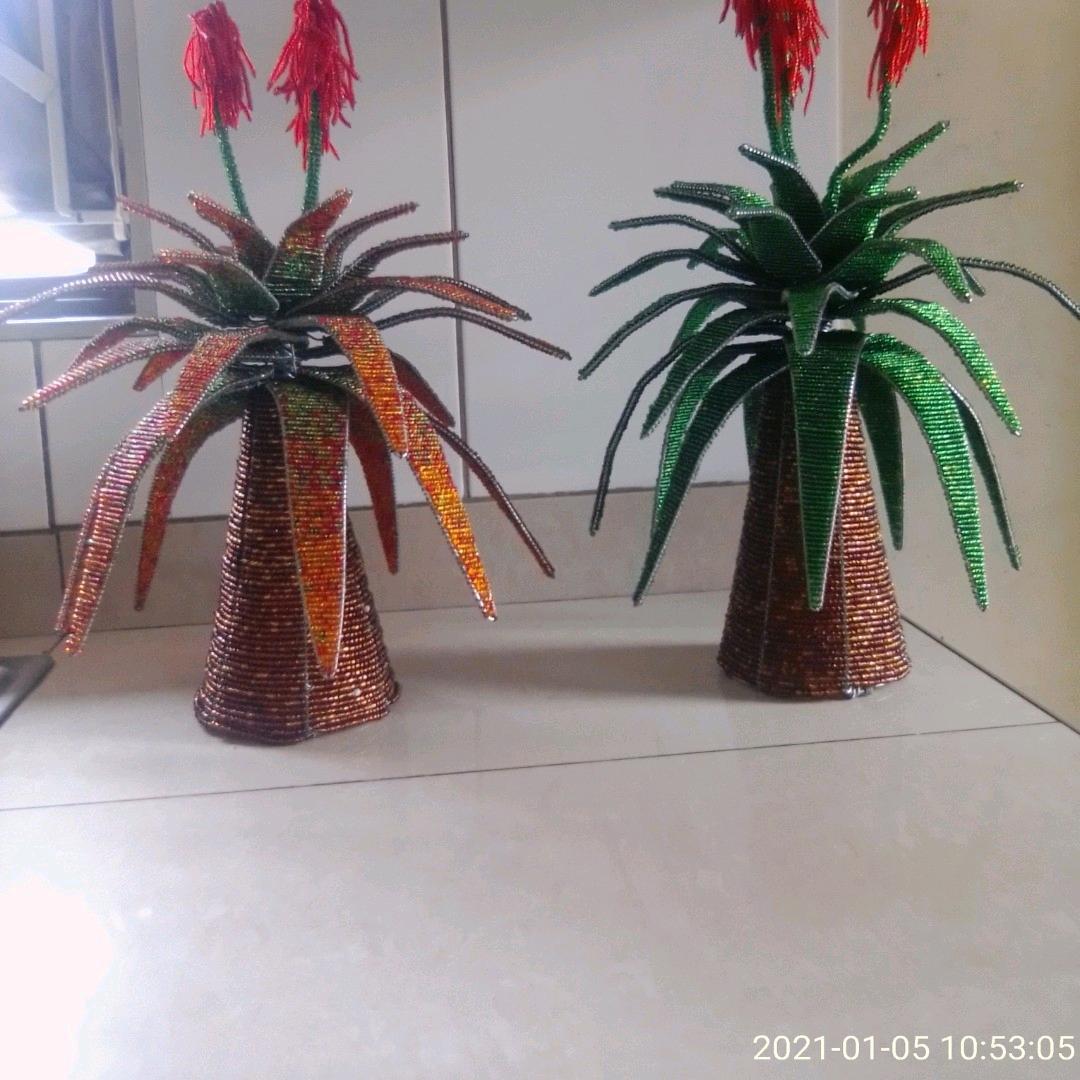 Beaded Rooster — by DAMKIJ ART AND CRAFT DESIGNERS — Beadwork & Wirework — handmade in South Africa