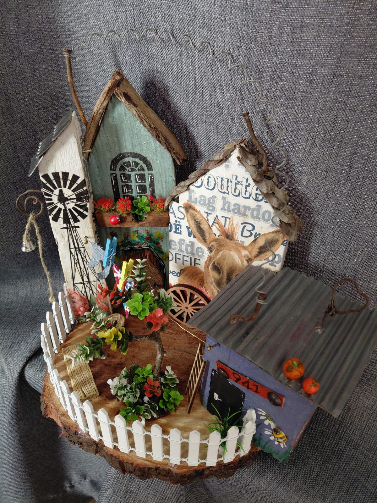 Cute Houses — by Chantal Hayward — Art & Collectibles — handmade in South Africa
