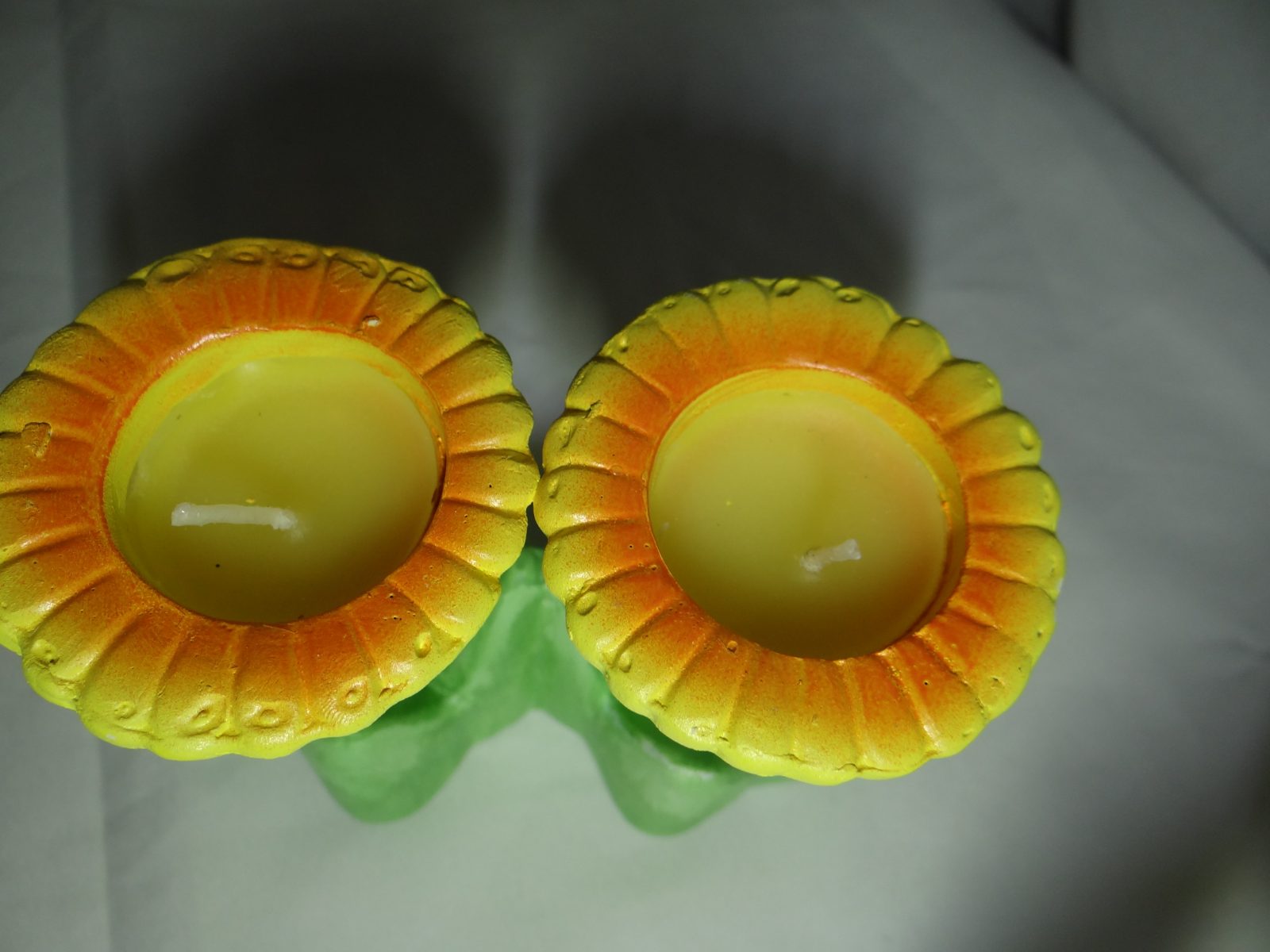 Sunflower candle holder — by Cindy's Crafts — Home & Living — handmade in South Africa