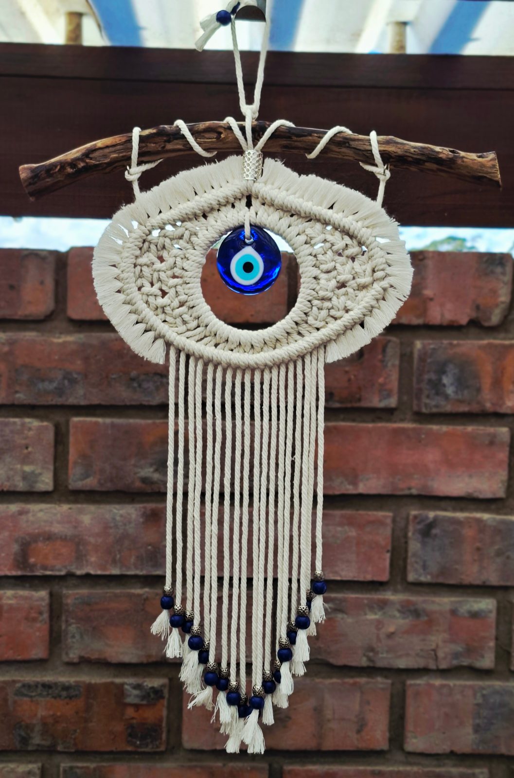 Evil Eye Wall Hanging — by Charlene Bushell — Home & Living — handmade in South Africa