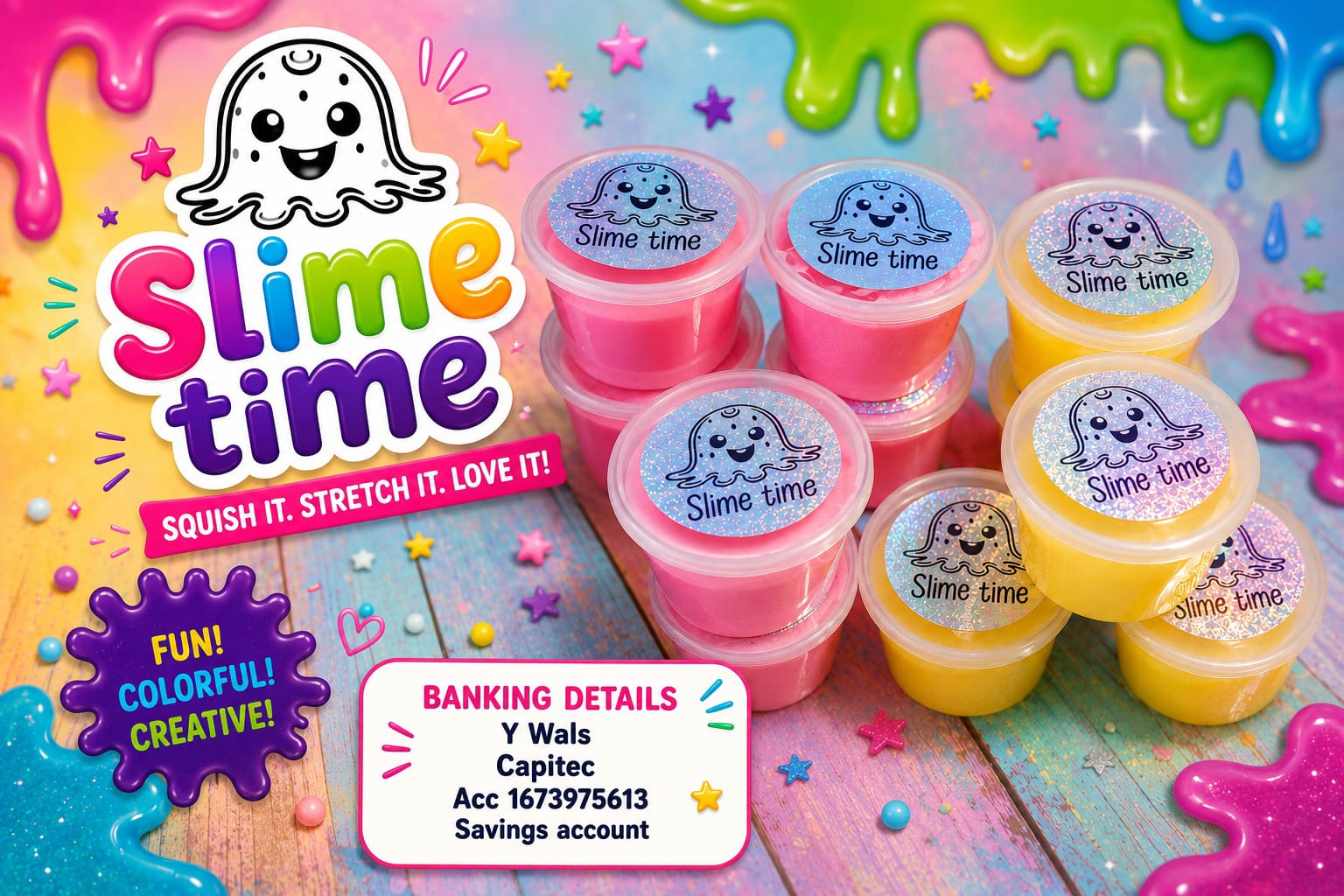 Slime — by Yolande Wals — Toys & Games — handmade in South Africa