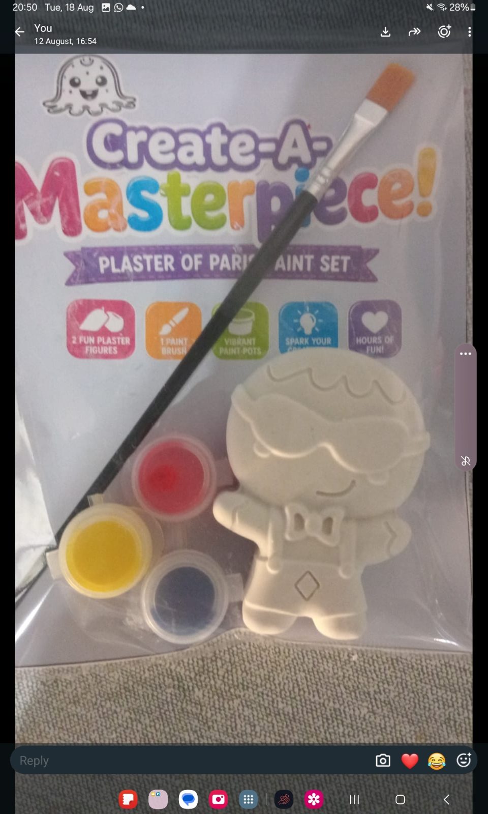Plaster paint kits — by Yolande Wals — Paper & Party Supplies — handmade in South Africa