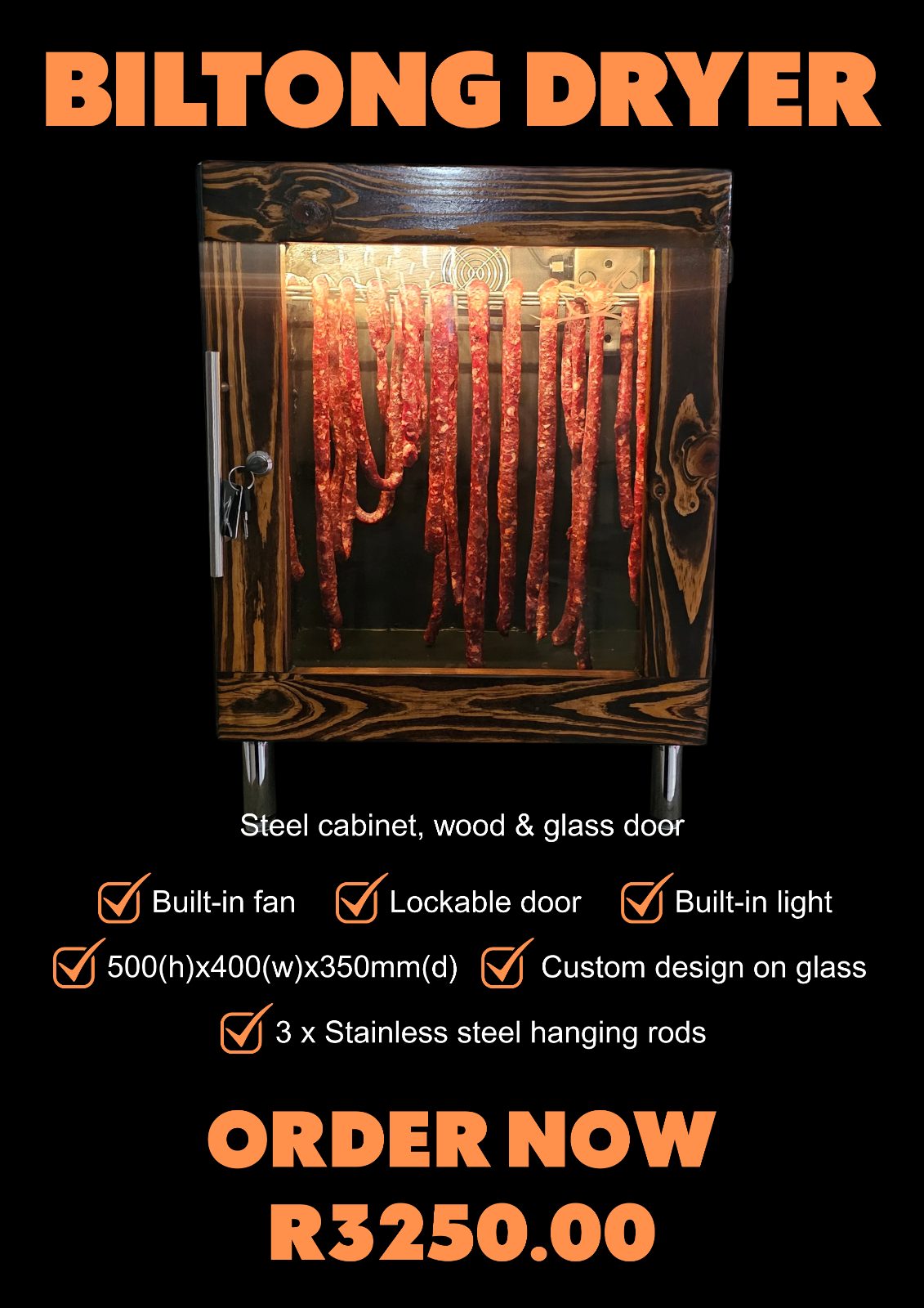 Biltong Dryer Cabinet — by CORE — Home & Living — handmade in South Africa