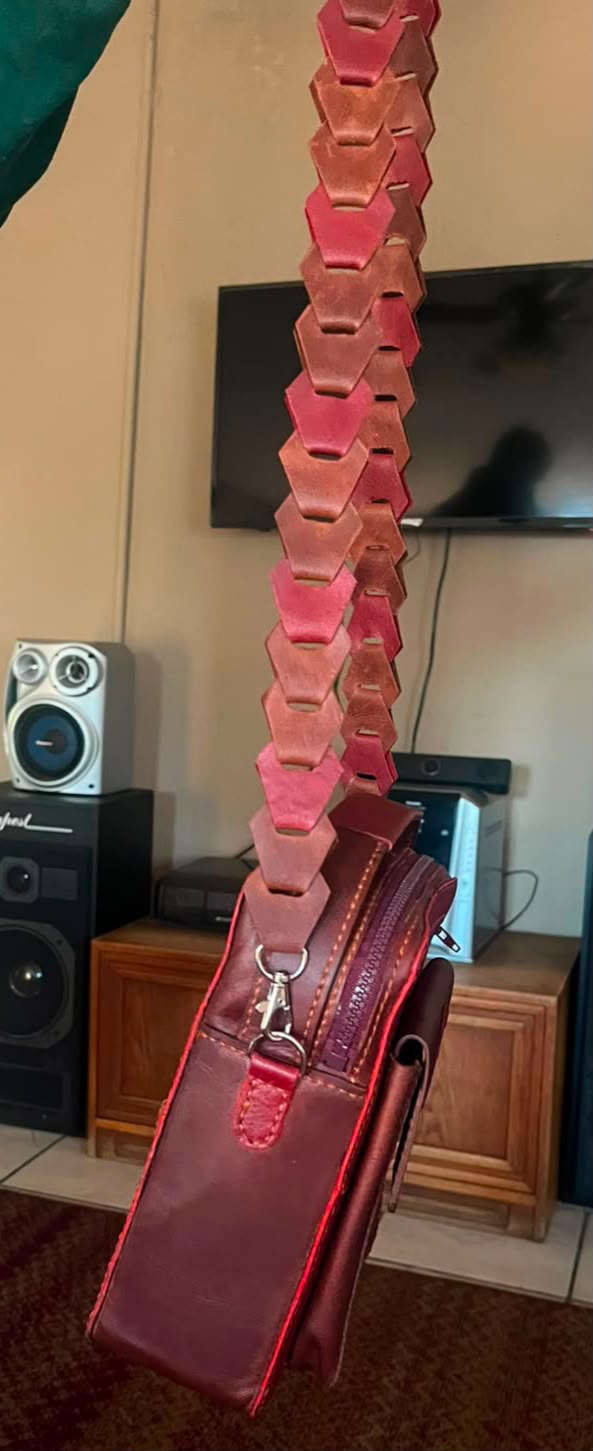 Genuine Leather Shoulder Bag — by Rilette — Leather Craft — handmade in South Africa