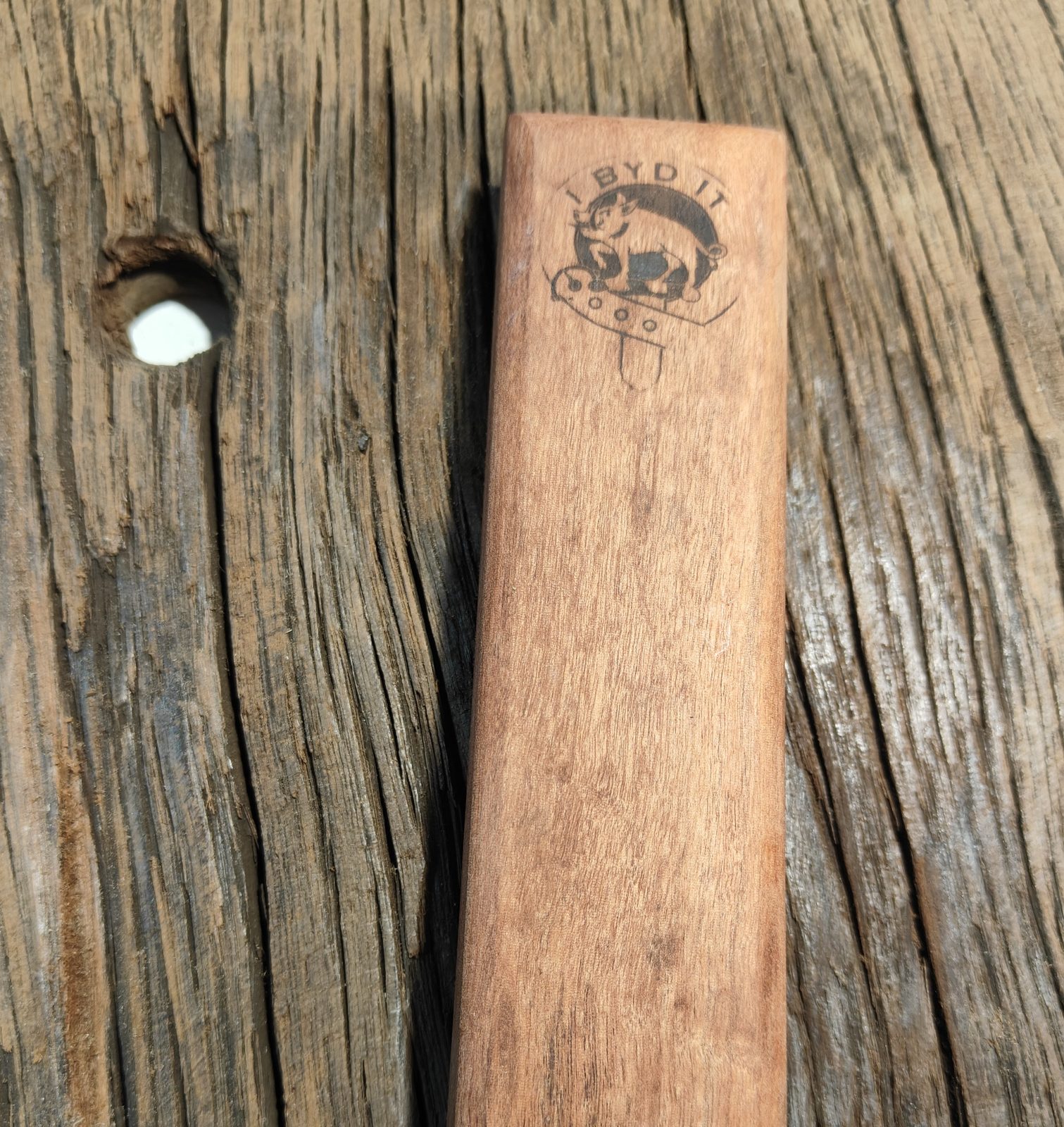 Sleeper Wood Incense Stick Holder — by I BYD IT Crafts — Home & Living — handmade in South Africa