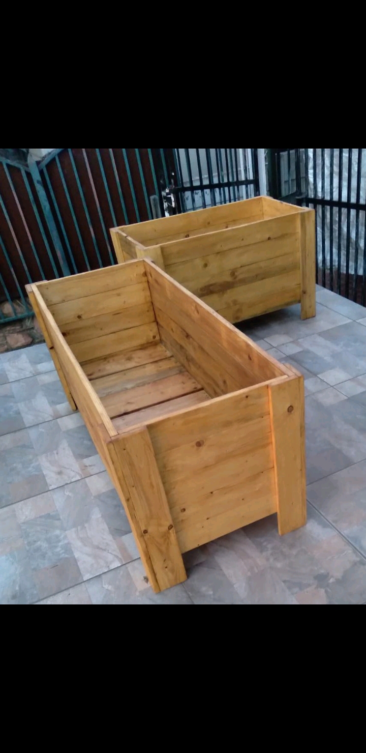 WOODEN PLANTERS — by Dylan Pillay — Home & Living — handmade in South Africa